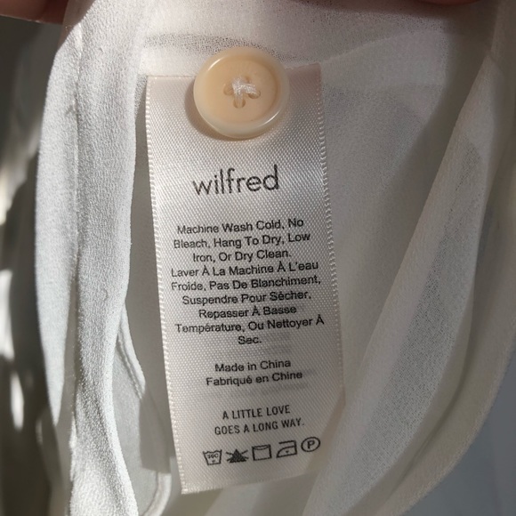 Wilfred Blouse Small White - Picture 4 of 8